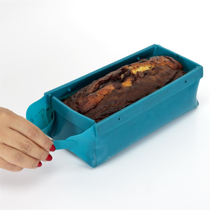 Moule à gâteaux en silicone - Pliable - L 21 cm x l9 cm x H 8 cm