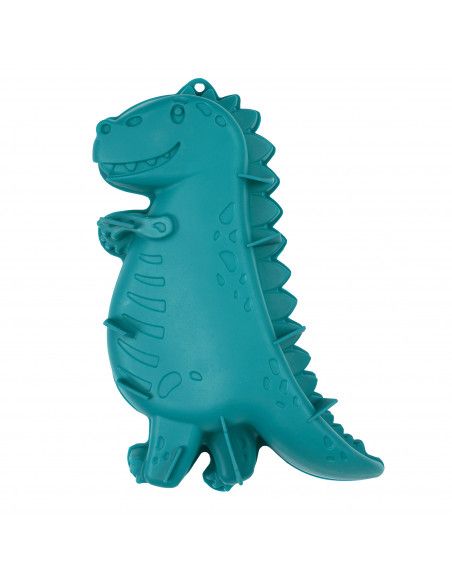Moule à gâteaux en silicone- Dinosaure - L 28 cm x l 23,5 cm - Bleu