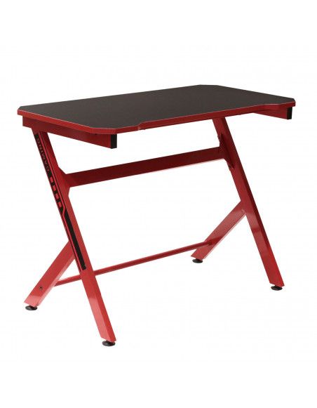 Bureau gamer - L 100 cm x l 50 cm x H 74 cm - Unit - Rouge