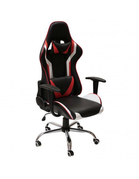 Chaise réglable - Gamer - Racer One- L 81 cm x l 125-133 cm - Noir