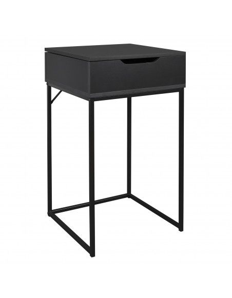 Coiffeuse en bois - 45 x 45 cm x H 77 cm - Abott - Noir