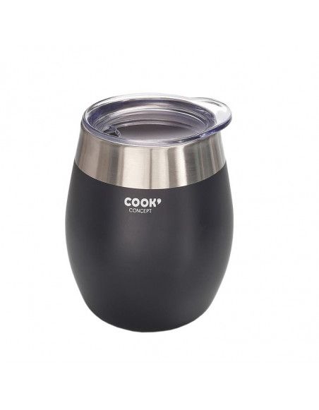 Mug de transport Expresso - Double paroi - 16 cl - Noir