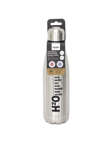 Bouteille de transport - 50CL - Mots - Gris