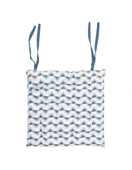 Galette de chaise - L 40 x l 40 cm - Bohème Bleu