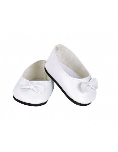 Ballerines blanches avec noeud blanc taille 28cm - Vilac - Jeux et jouets