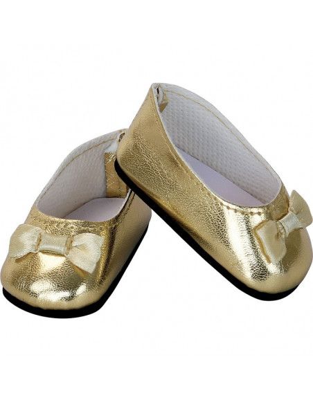 Ballerines dorées avec noeud doré Taille 39/40 cm - Vilac - Jeux et jouets