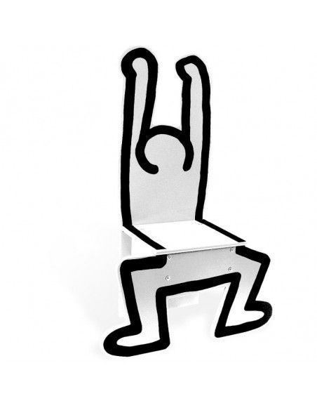 Chaise blanche Keith Haring - Vilac - Jeux et jouets