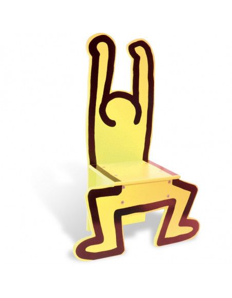 Chaise jaune Keith Haring - Vilac - Jeux et jouets