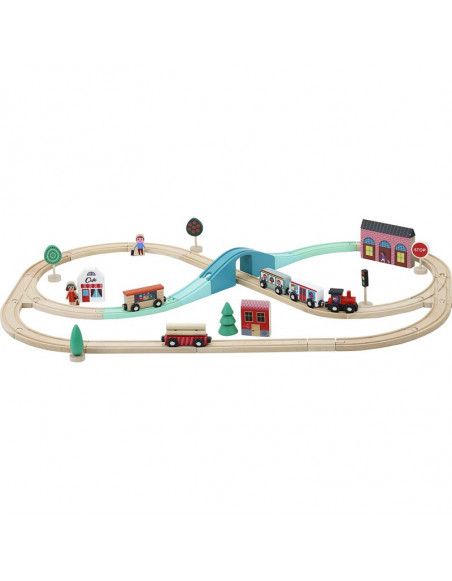 Circuit de train Grand Express Ingela P.Arrhenius - Vilac - Jeux et jouets