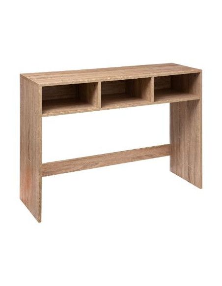 Console avec 3 casiers - L 102 x P 32,8 cm x H 75 cm - Mix n'modul - Marron