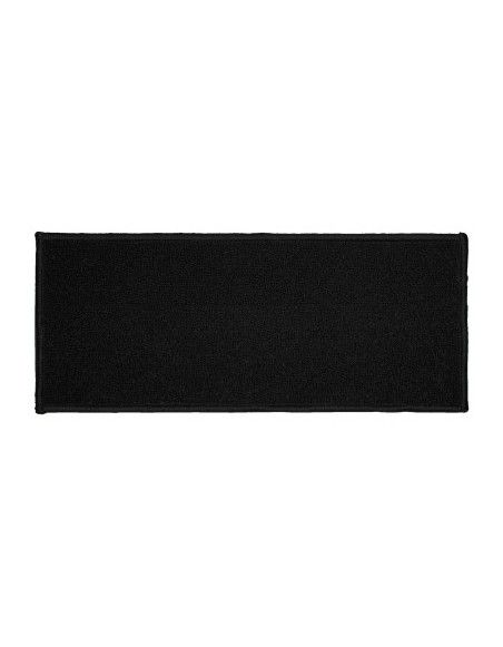 Tapis rectangulaire uni - L 120 x 50 - Noir