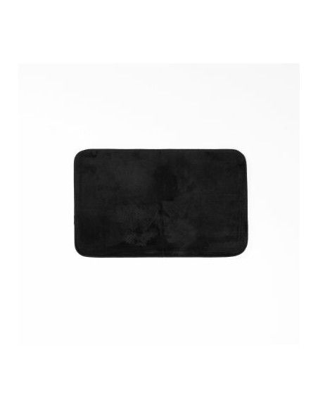 Tapis rectangulaire - Noir - Flanelle