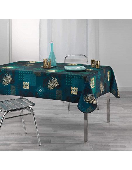 Nappe polyester imprimée Oreane - 150 x 240 cm