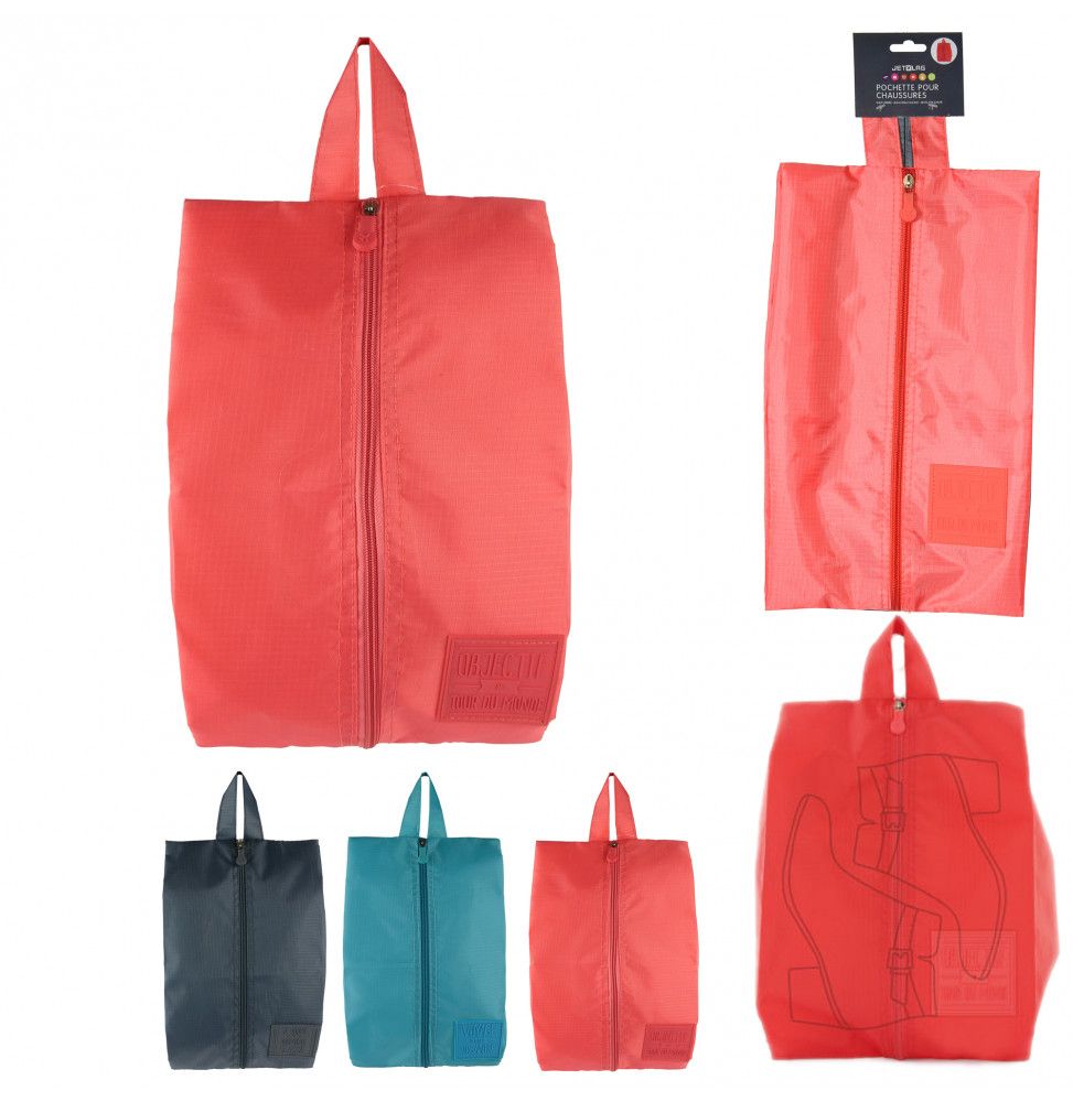 Lot de 3 pochettes pour chaussures - L 21 cm x P 10,5 cm x H 44 cm