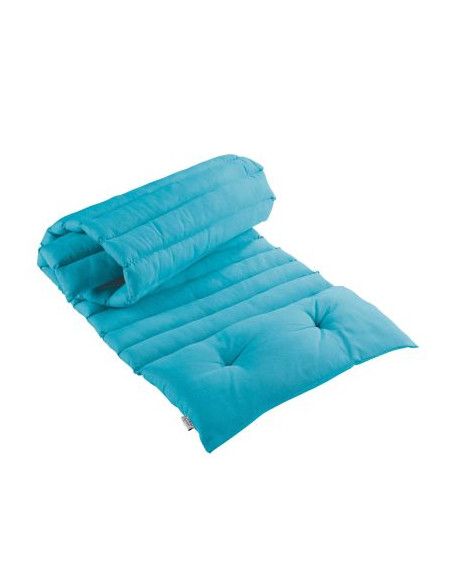 Bain de soleil en coton - L 60 x H 180 cm - Turquoise