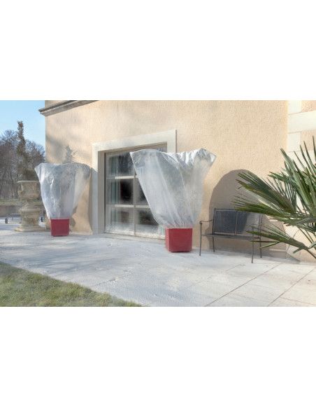 Lot de 2 housses d'hivernage Hiverzip - L 2 x l 1,8 x D 1,25 m - Polypropylène