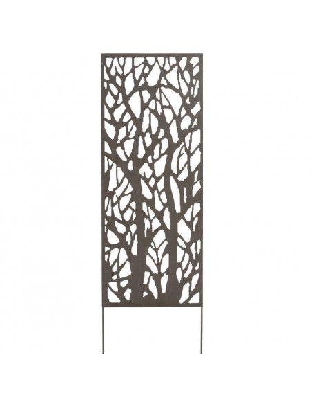 Panneau décoratif en métal - L 0,6 x H 1,5 m - Arbre