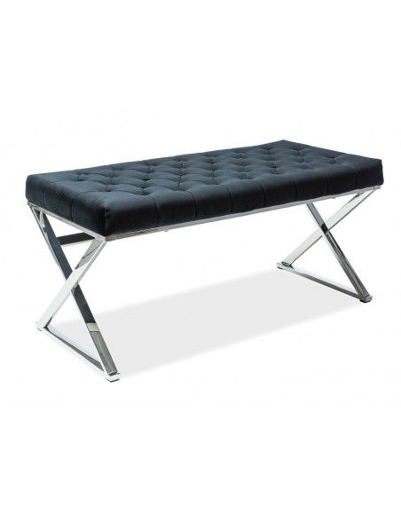 Banc Onix - L 100 x l 46 cm - Noir