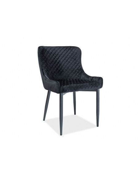 Chaise Colin - L 51 x l 45 x H 84 cm - Noir