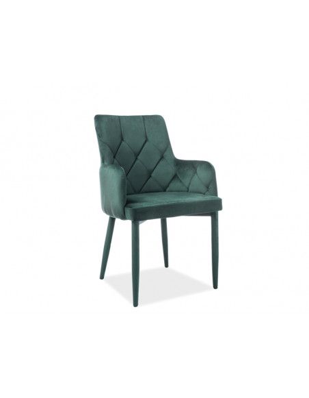 Chaise - Ricardo - L 50 cm x l 44 cm x H 88 cm - Vert