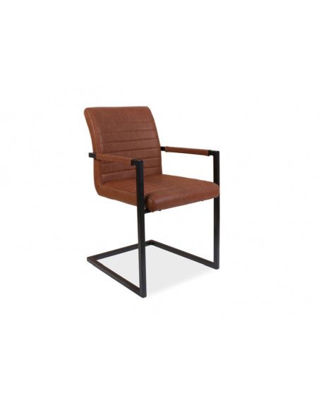 Chaise - Solide - L 47 cm x l 44 cm x H 87 cm - Marron