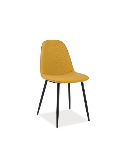 Chaise - Teo - L 46 cm x l 38 cm x H 88 cm - Jaune