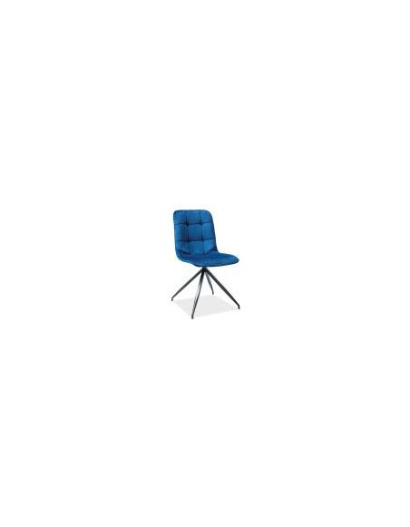 Chaise - Texo - L 45 cm x l 42 cm x H 87 cm - Bleu