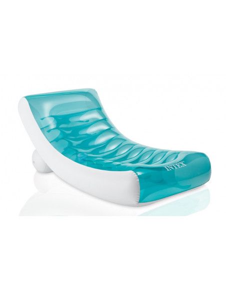 Fauteuil gonflable lounge de piscine - Bleu - Intex