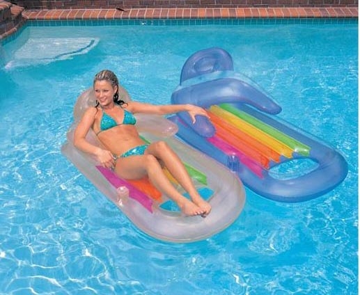 Fauteuil gonflable de piscine - King cool - Intex