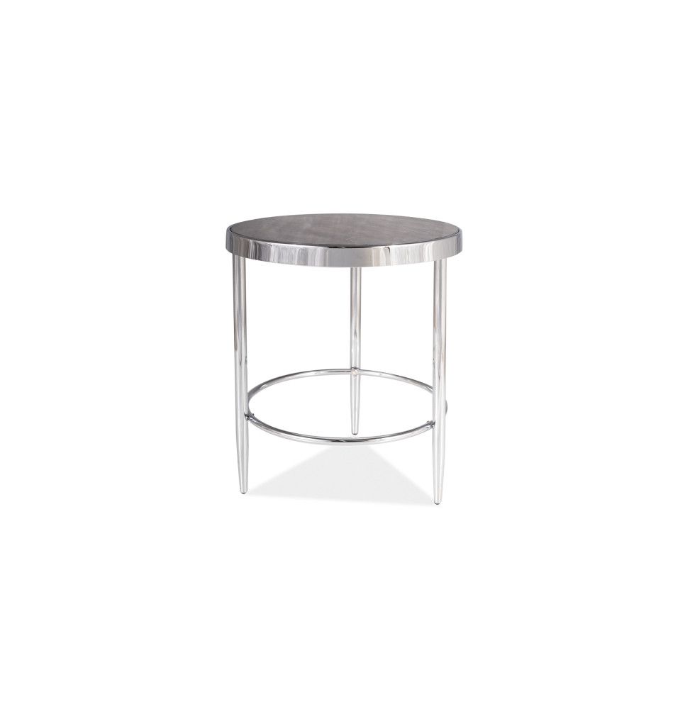 Table d'appoint - Aurora - H 48 cm - Argenté