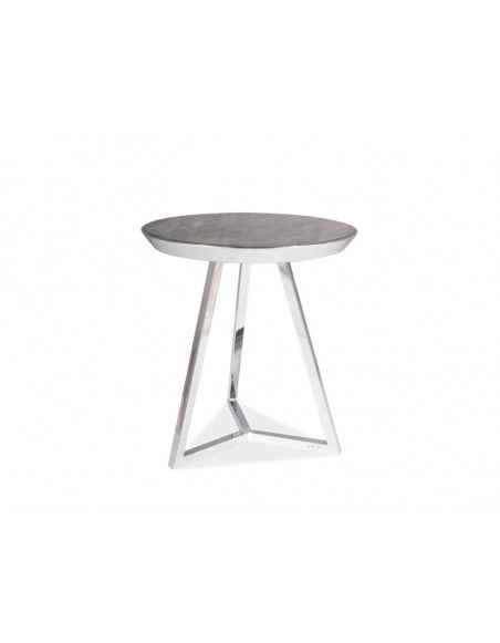 Table d'appoint - Temida - H 45 cm - Argenté