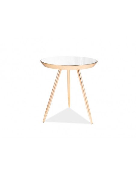 Table d'appoint - Bora - H 46 cm - Doré