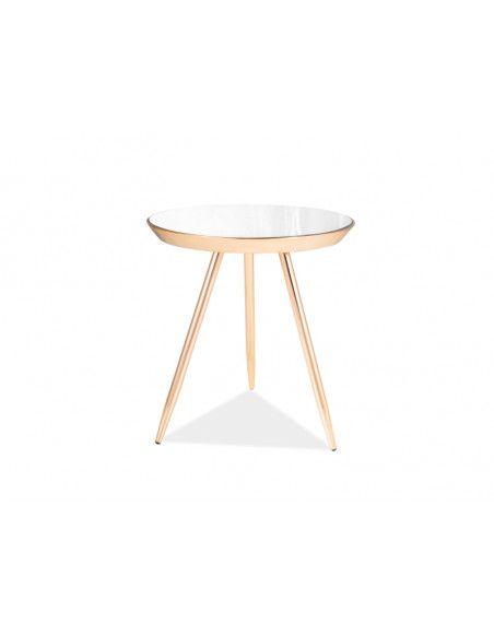 Table d'appoint - Bora - H 46 cm - Doré