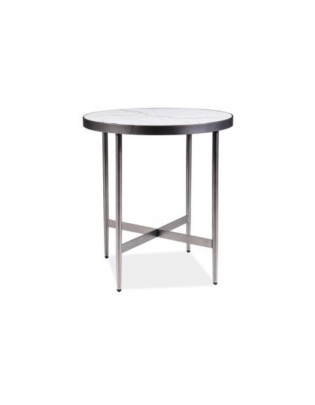 Table d'appoint - Dolores - H 55 cm - Blanc