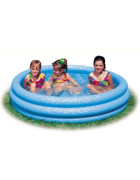 Piscine ronde gonflable - Intex - Bleu