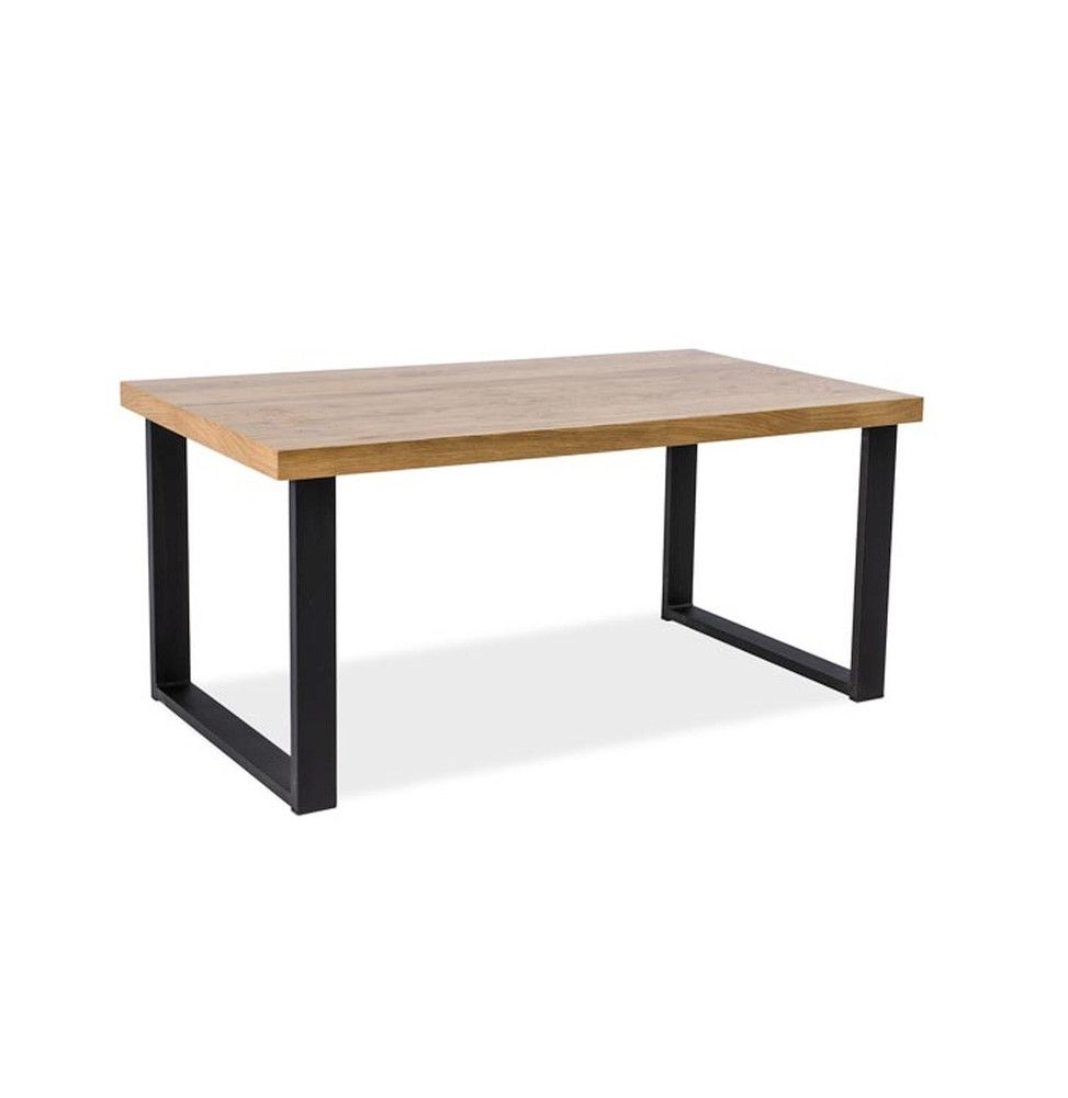 Table basse en chêne - L 110 cm x l 60 cm x H 50 cm - Umberto