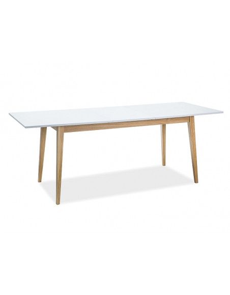 Table Cesar - L 120 x l 68 x H 75 cm - Blanc