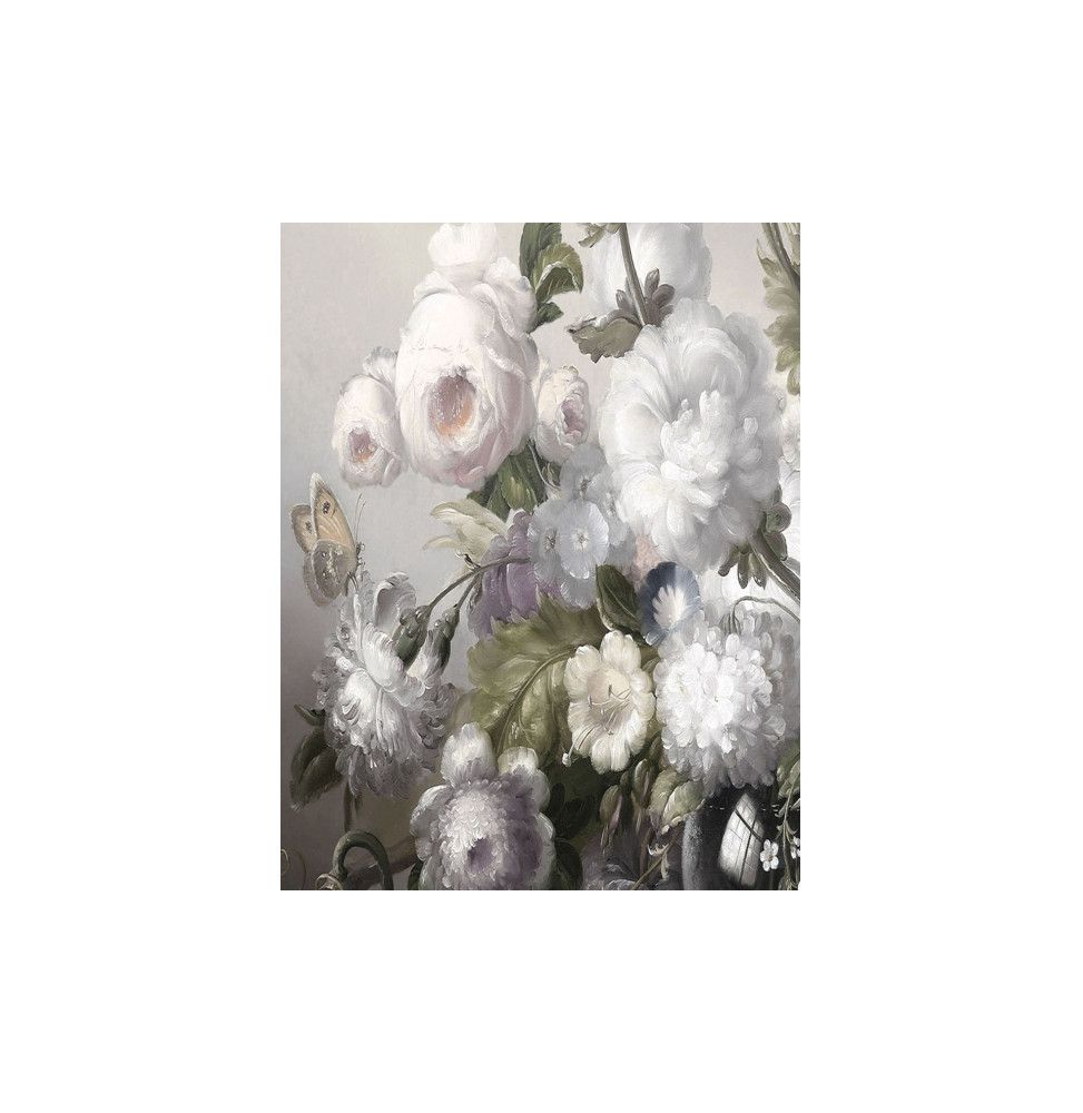 Tableau en verre - Flowers II - L 120 cm x H 80 cm