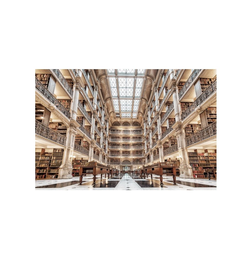 Tableau en verre - Library - L 120 cm x H 80 cm