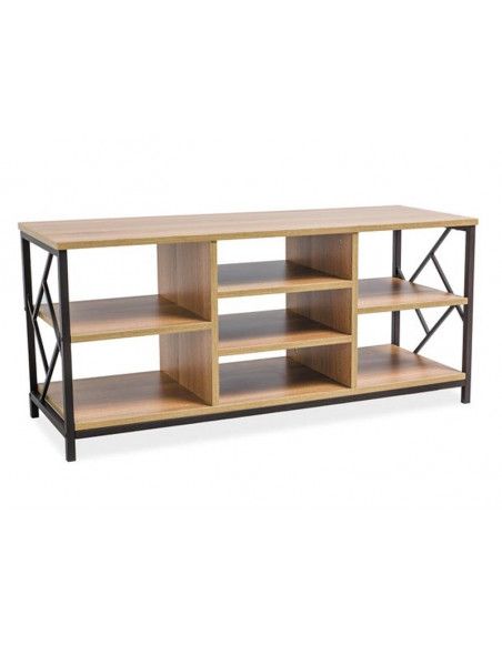 Meuble TV Tablo - L 120 x l 40 x H 54 cm - Chêne