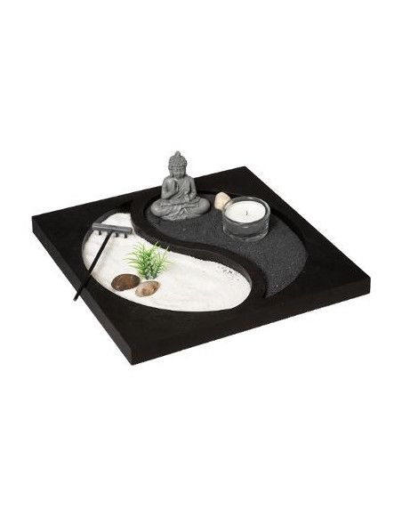 Jardin zen Ying Yang - 23,5 x 23,5 cm x H 7,5 cm