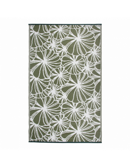 Tapis de jardin révesible - L 241 x l 151,5 cm - Floral
