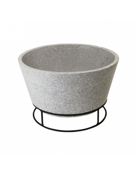 Brasero en céramique - D 47 cm x H 29,3 cm