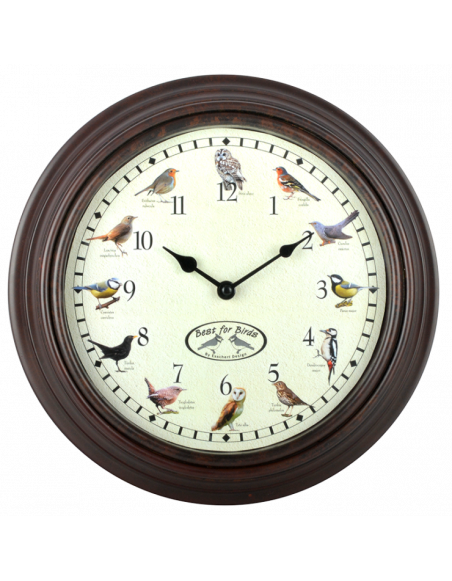 Horloge murale - Chants oiseaux - D 30,1 cm x H 4,5 cm