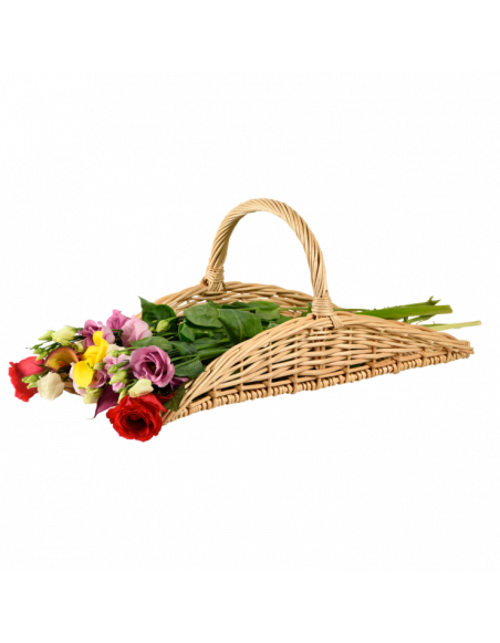 Panier de fleurs et d'herbes - L 27 cm x l 52,3 cm x H 23,5 cm