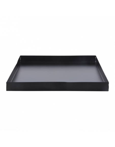 Plateau cendre pour brasero - L 32 x l 32 cm x H 3 cm - Noir