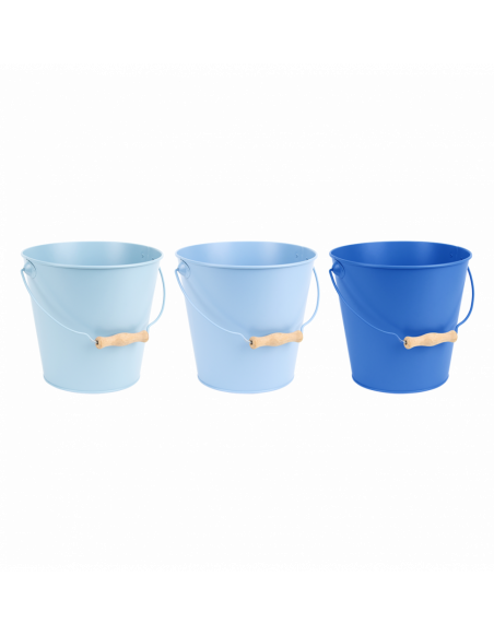 Seau de jardin - L 22,1 x l 24,4 x H 20,5 cm - Bleu aléatoire