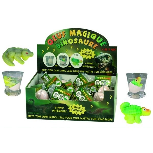 Lot de 4 Oeufs Magique Dinosaure - Jeux et Jouets - Store Line