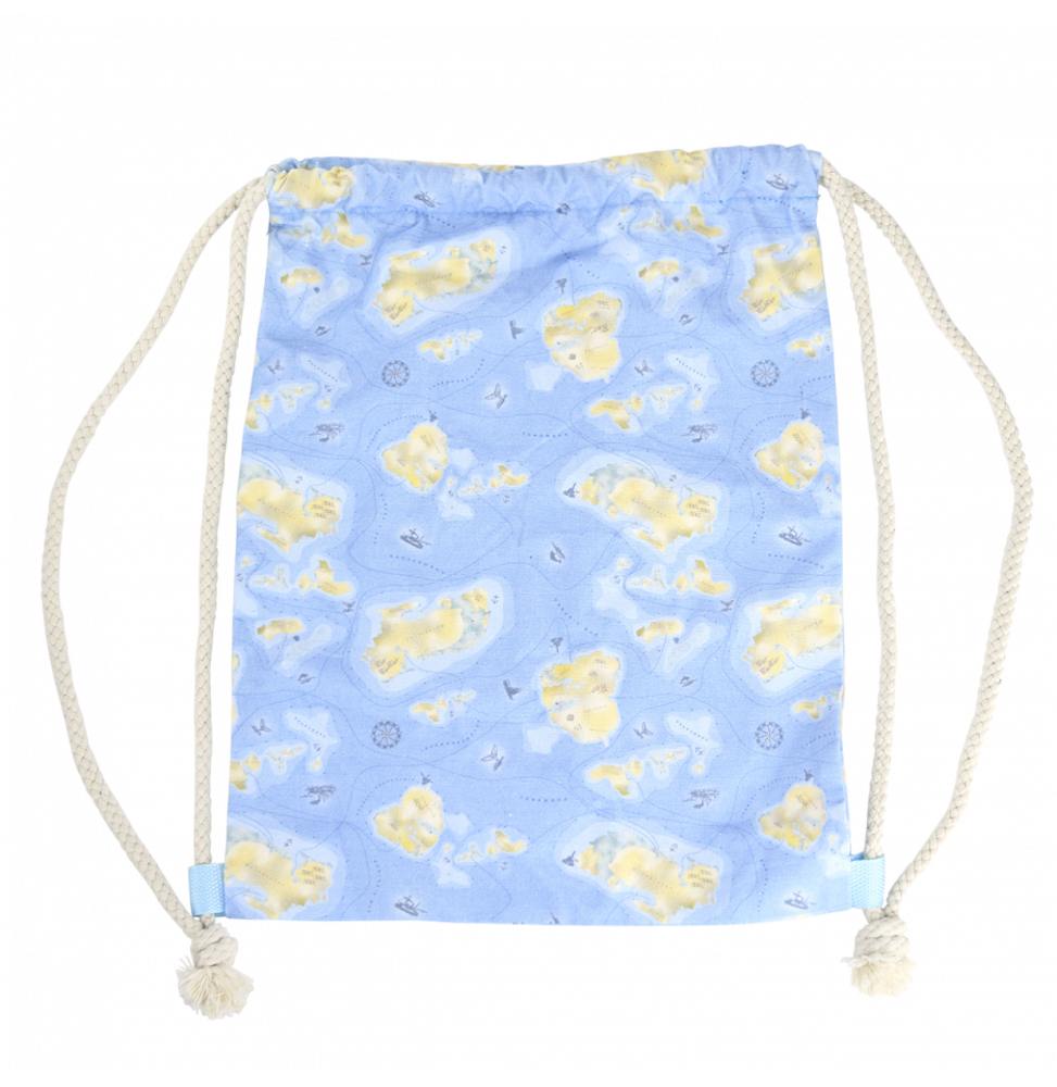 Sac à dos plage - l 37,5 cm x H 42 cm - Bleu