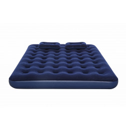 Matelas gonflable camping Pavillo™ 2 places 191 x 137 x 22 cm avec pompe  électrique externe Sidewinder™